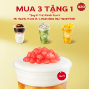 Khuyến Mãi Highlands Mua 3 tặng 1